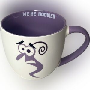 Disney Coffee Mug Fear “We’re All Doomed” NWT